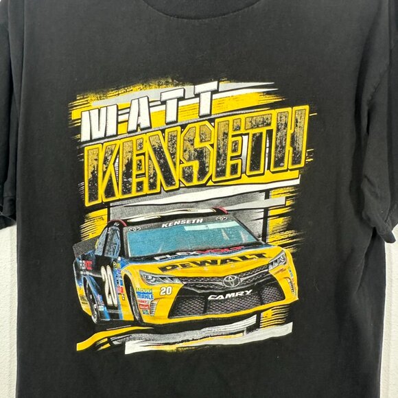 Matt Kenseth Racing‎ Black Graphic Tee Men's Size Large NASCAR Racing - Picture 2 of 4
